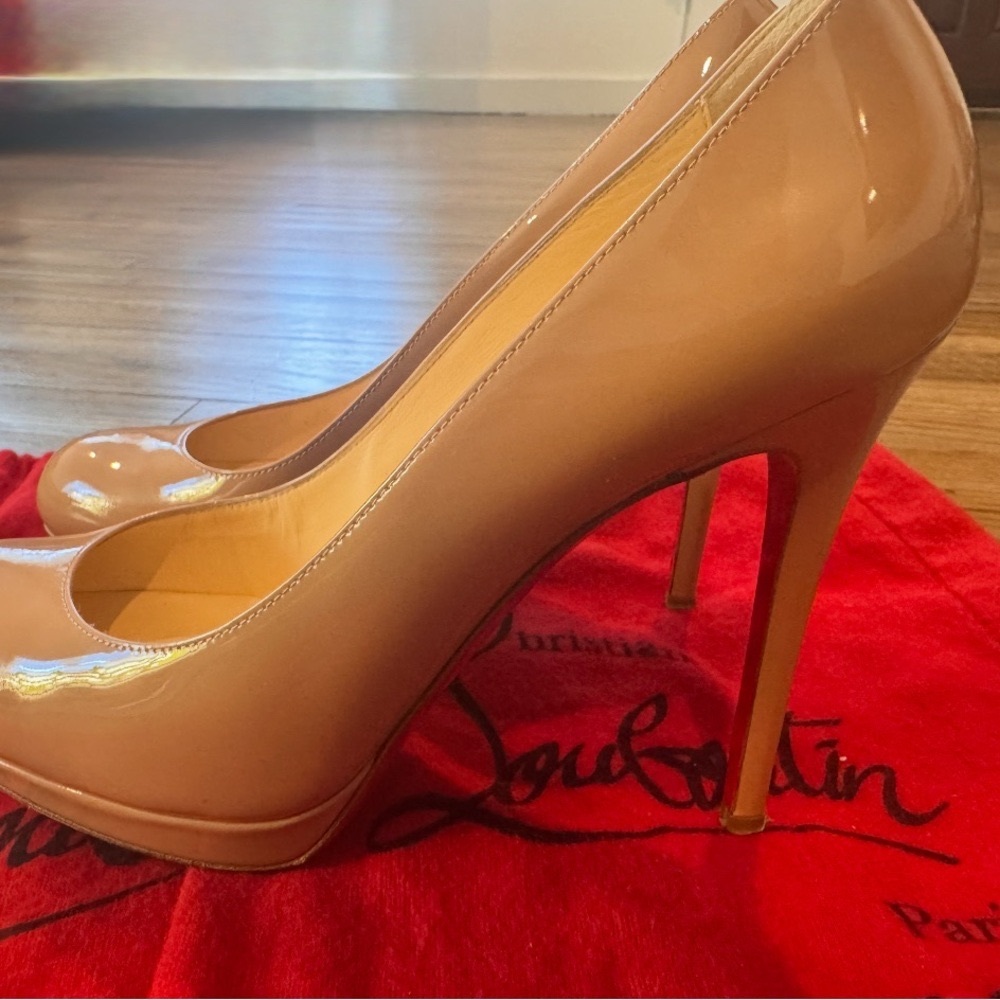 Christian Louboutin patent new simple 120 pumps 39.5